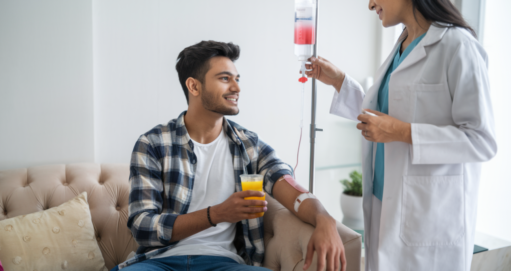 iv drip for hangover